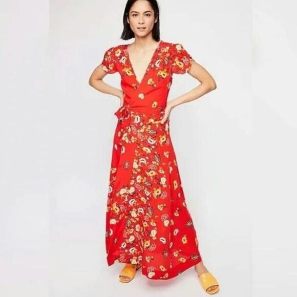 Free People Jess Floral Print Midi Dress - Picture 7 of 7
